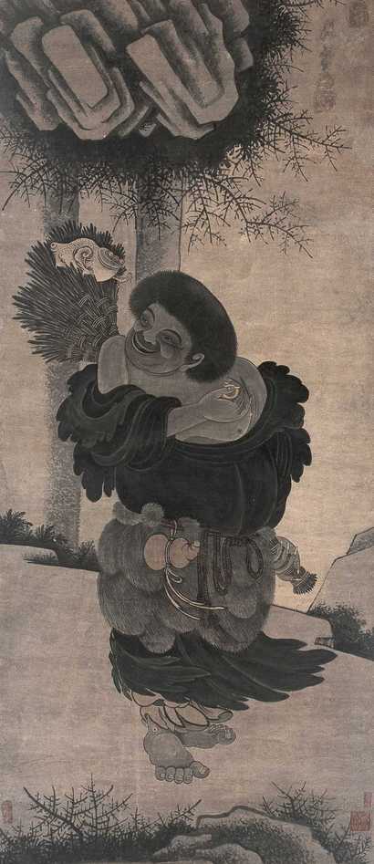 佚名 人物 立轴